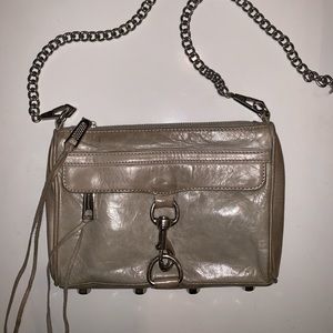 Grey Rebecca Minkoff Mini M.A.C. Crossbody